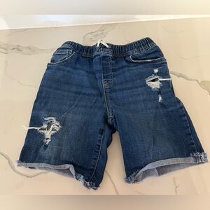 Kids Distressed Denim Shorts